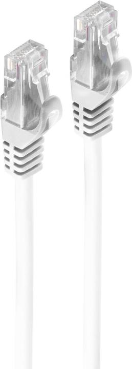 Produktbild Shiverpeaks BASIC-S Patchkabel Cat. 6A, U/UTP, weiß, 7,50 m mitCat.7 Rohkabel, Belegung: EIA/TIA 568B (U/UTP, CAT7, 7.50 m)