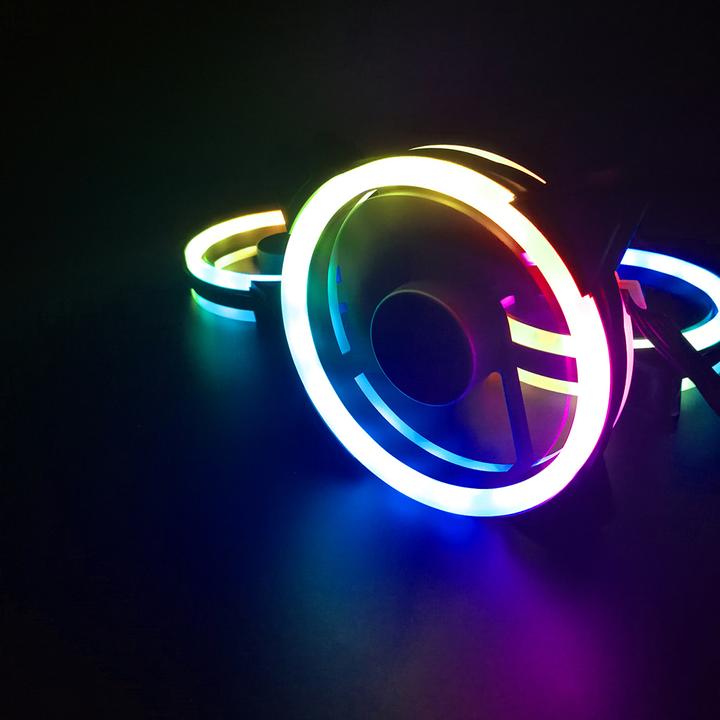 Produktbild Darkflash Tech DR12 Pro RGB Computer Fan (120x120) (120 mm, 1 x)