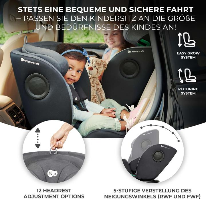 Image du produit KinderKraft Siège-auto pour enfant I-360 (Reboarder, Norme ECE R129/i-Size)