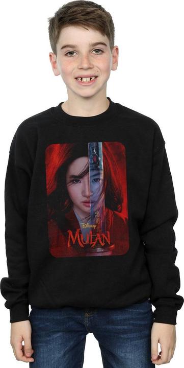 Actual product image Disney Boys Mulan Movie Poster Sweatshirt (152, 158)