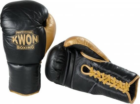 Produktbild Kwon Professional Boxing Boxhandschuhe aus Leder mit Schnürung (10 OZ, 10)