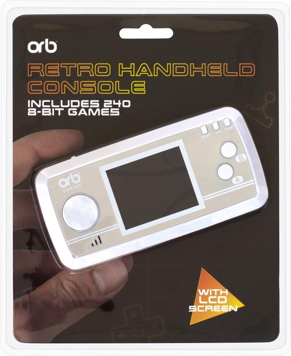 Produktbild ORB - Retro Konsole Handheld V2 weiss - inkl. 240x 8-Bit Spielen