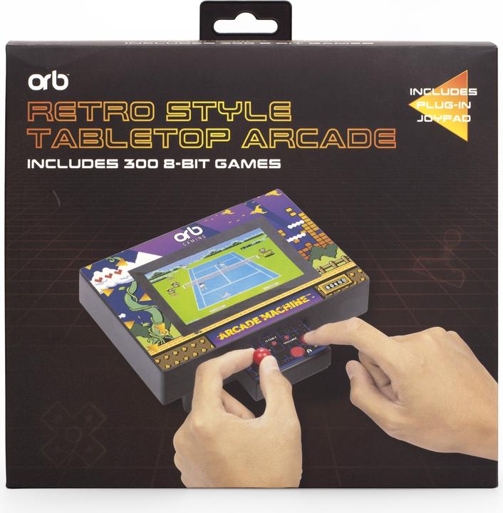 ORB - Retro Tabletop Arcade Machine - incl. 300x giochi 8-bit