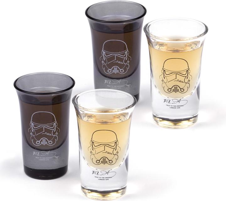 Actual product image Original Stormtrooper Shot Gläser (4er Set) (0.30 dl, 4 x, Shot glass)