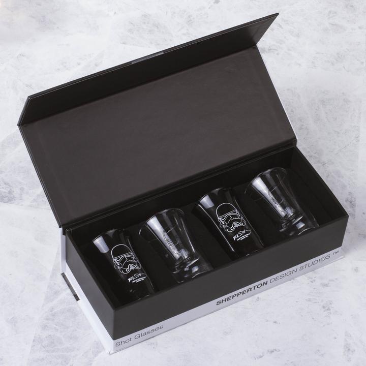 Actual product image Original Stormtrooper Shot Gläser (4er Set) (0.30 dl, 4 x, Shot glass)