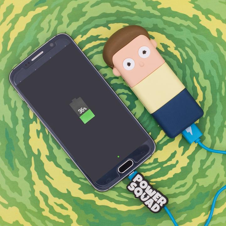 Actual product image PowerSquad Powerbank CN "Morty" - Cartoon Network (2500 mAh, 9.25 Wh)