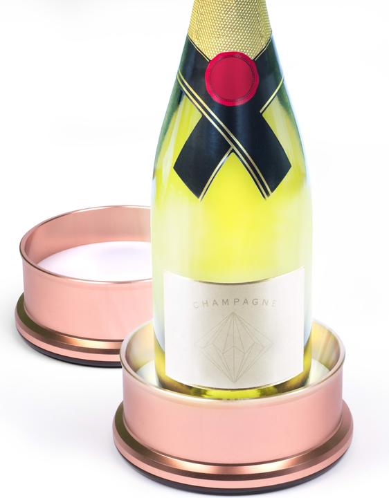 Actual product image Soiree Design Flaschen-Untersetzer (mit Beleuchtung) (1 x, Bottle coaster)