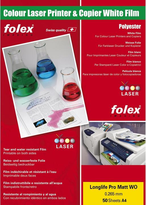 Folex Longlife Pro Matt WO Folie A4 (0.27 g/m², 50 x, A4)