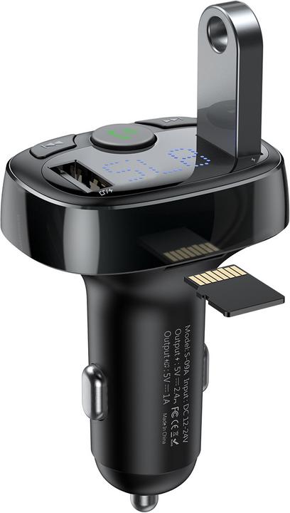 Actual product image Baseus T typed S-09A wireless MP3 car charger (Standard edition)