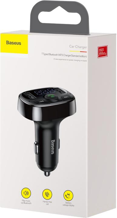 Actual product image Baseus T typed S-09A wireless MP3 car charger (Standard edition)