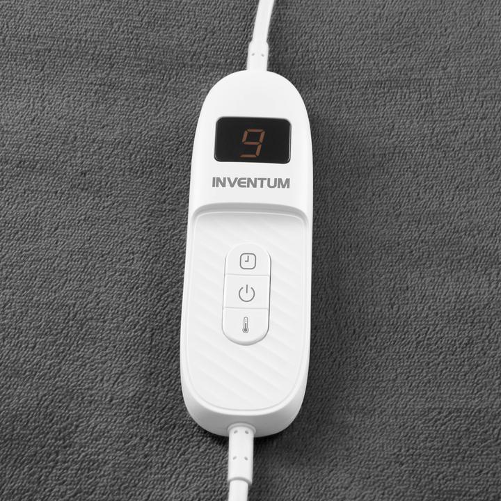 Actual product image Inventum HB180G - Electrical omslagdeken - 180x130 cm - Grijs