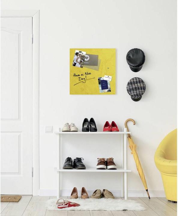 Actual product image Sigel Glass magnetic board Artverum with design (Magnet board, 48 x 48 cm)