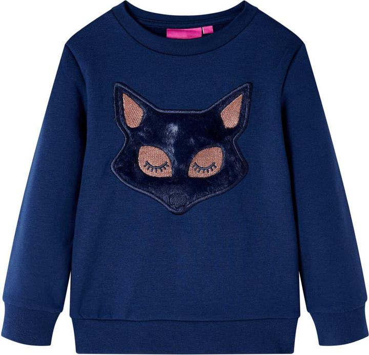 VidaXL Kinder-Sweatshirt Marineblau 128,Material: 95 % Baumwolle. 5 (128)
