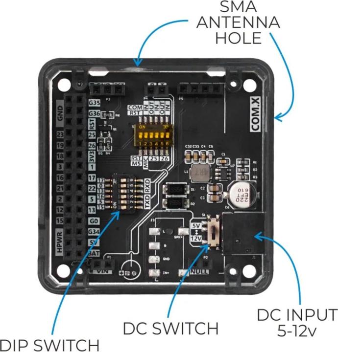 Produktbild M5Stack LoRa Funk Modul COM.X 868 MHz V2.0 ASR6501