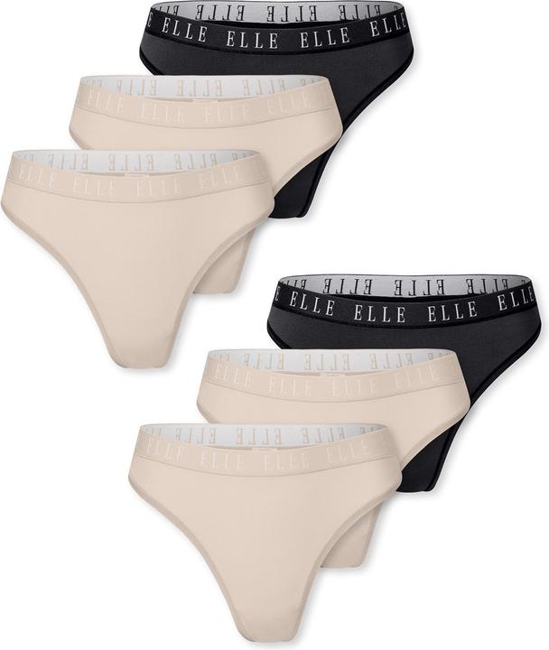 Elle Tanga Thong - LOGO (S, 6er Pack)