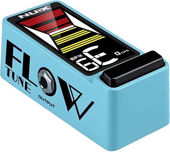 Actual product image NUX tuner NTU-3 MKII Flow Tune Blue with power supply unit