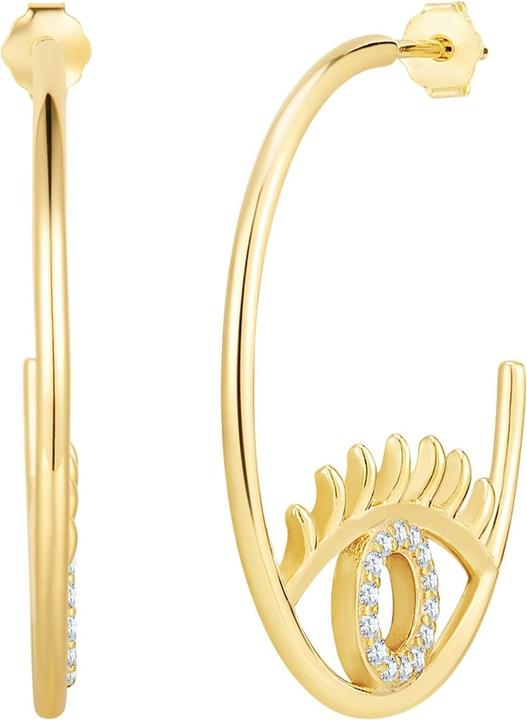 Immagine prodotto Glanzstücke München Orecchini da donna occhio onniveggente in argento sterling - 34686 (Argento)