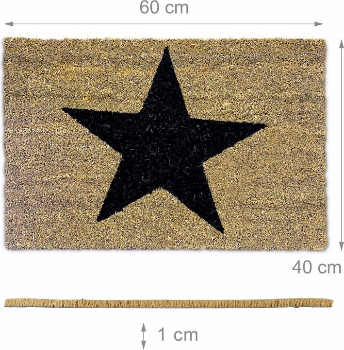 Actual product image Relaxdays Doormat coconut (40 x 60 x 1 cm)