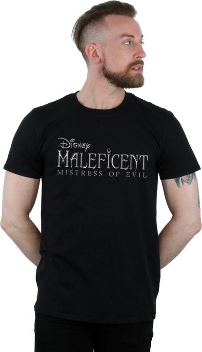 Actual product image Disney Mens Maleficent Mistress Of Evil Logo T-Shirt (L)