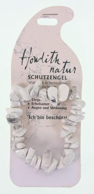 Actual product image Roost Bracelet guardian angel G203 Howlith natural (Guardian angel howlite white)