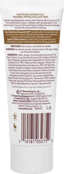 Immagine prodotto Palmers Palmer'S - Crema mani all'olio di cocco Skoncentrowany Krem Do RÄ...k Z Olejkiem Kokosowym
