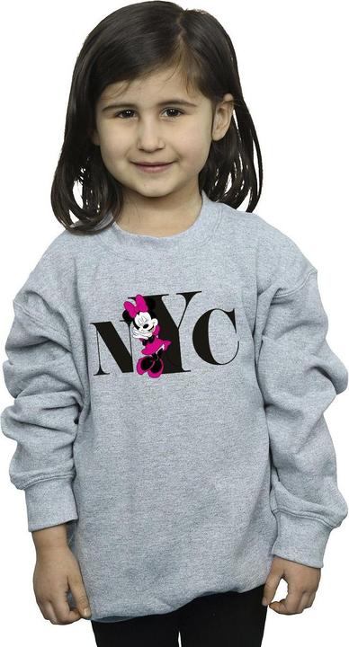 Actual product image Disney Girls Minnie Mouse NYC Sweatshirt (140, 146)