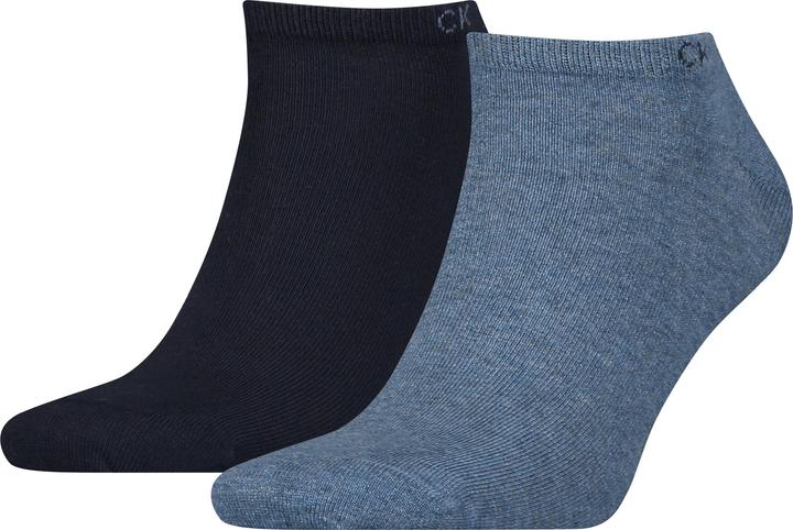 Produktbild Calvin Klein 10 Paar Low Cut Sneaker Socken Herren Kurzsocke, Farbe:Denim Melange, Socken & Strümpfe (39 - 42)