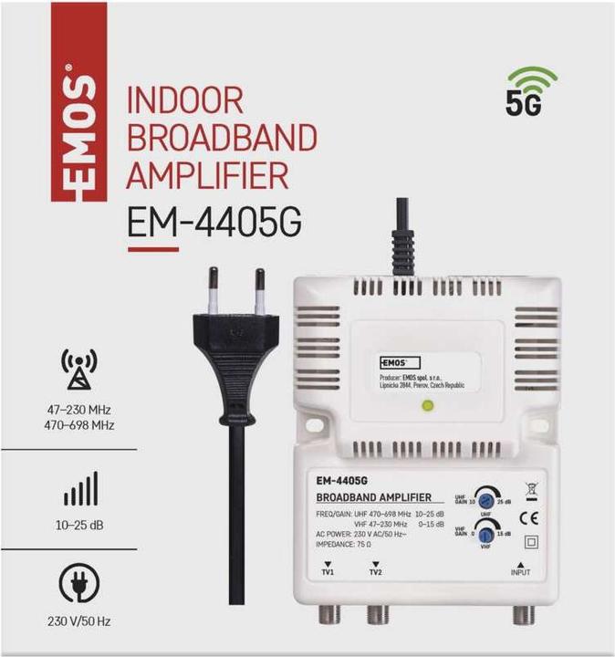 Immagine prodotto Emos Amplificatore a banda larga EM-4405G