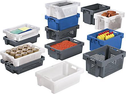 Actual product image kaiserkraft HDPE rotary stacking container