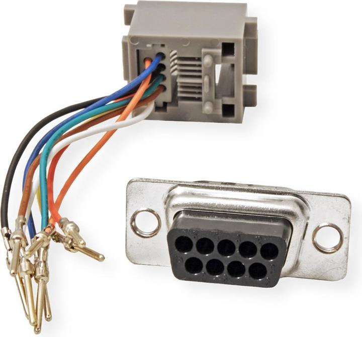 Actual product image Roline RS232 to RJ45 adapter (0.05 m)