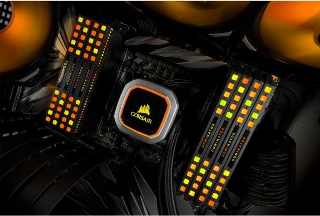Image du produit Corsair Dominateur Platine RGB (2 x 8GB, 3200 MHz, RAM DDR4, DIMM)