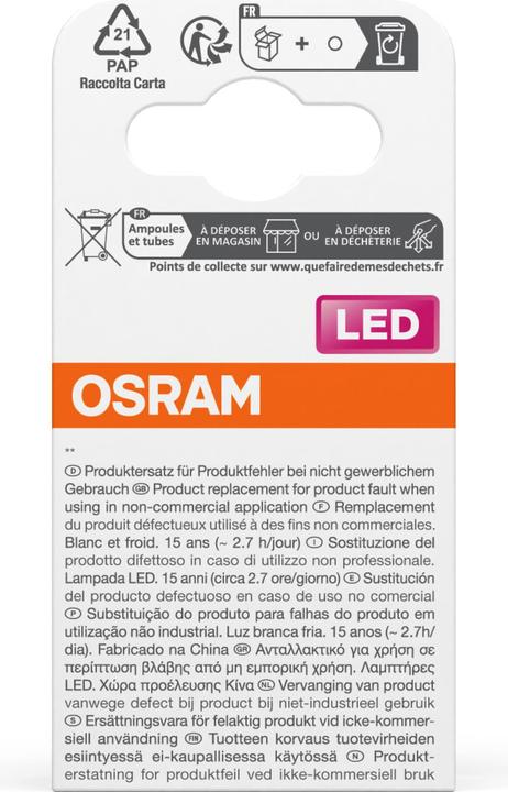 Actual product image Osram Led Star Mr16 (GU5.3, 2.60 W, 210 lm, 1 x, F)