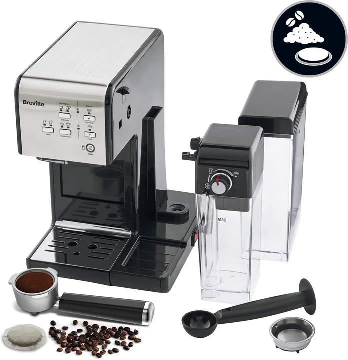 Actual product image Breville VCF108X PrimaLatte II coffee and espresso machine, suitable for coffee powder or pods,...