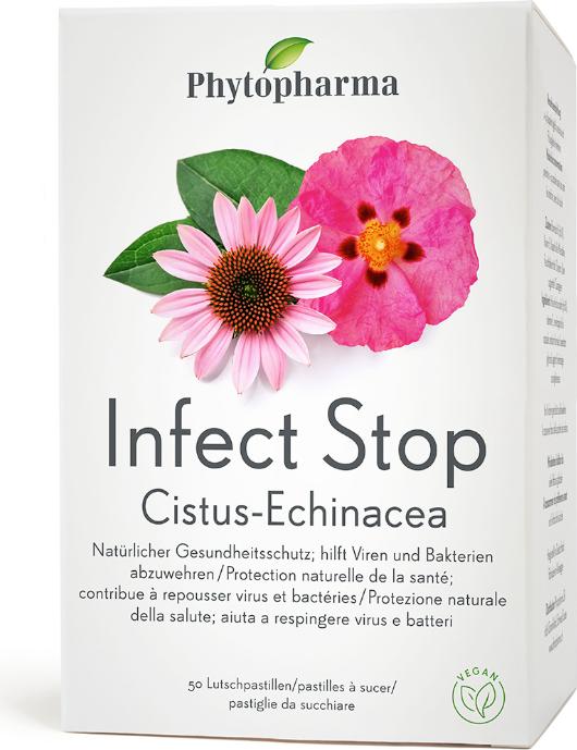 Actual product image Phytopharma Infect Stop Lutschpastillen (50 Piece)