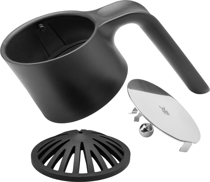 Produktbild WMF Wasserkaraffe 1l Glaskaraffe mit Griff Fruchtspiess Nuro CloseUp-Verschluss (1 l)
