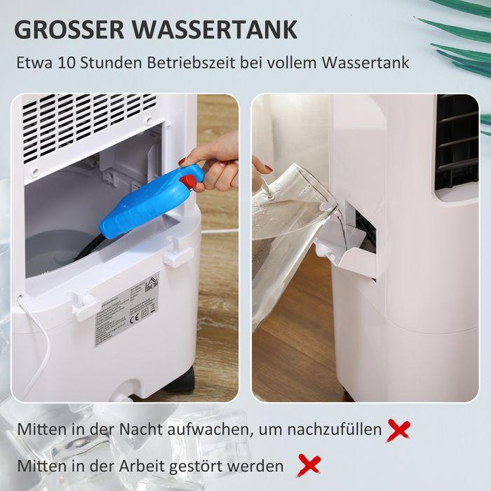 Immagine prodotto Swisshandel24 3 in 1 Mobile Klimaanlage mit Luftbefeuchtung Wasserkühlung 15L Klimagerät (20 m²)