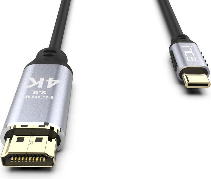 Produktbild Inca USB Kabel ITCH-02TX Typ C > HDMI, 1.4, 4K30Hz, 2m retail (2 m, USB Typ C)