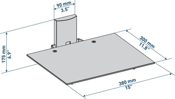 Image du produit Meliconi Slimstyle Av Shelf Plus