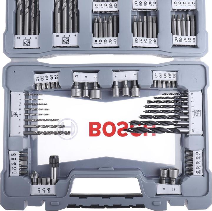 Image du produit Bosch Professional Zubehör Ensemble de 105 forets et visseuses Premium X-Line (3 mm, 4 mm, 5 mm, 6 mm, 7 mm, 8 mm, 9 mm, 10 mm)