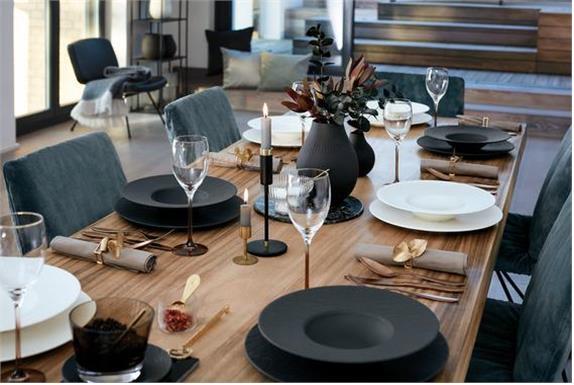 Produktbild Villeroy & Boch Servierplatte quadratisch/Gourmetteller Manufacture Rock blanc