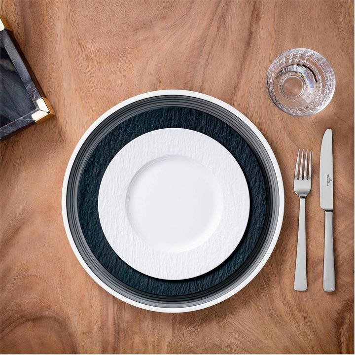 Produktbild Villeroy & Boch Servierplatte quadratisch/Gourmetteller Manufacture Rock blanc