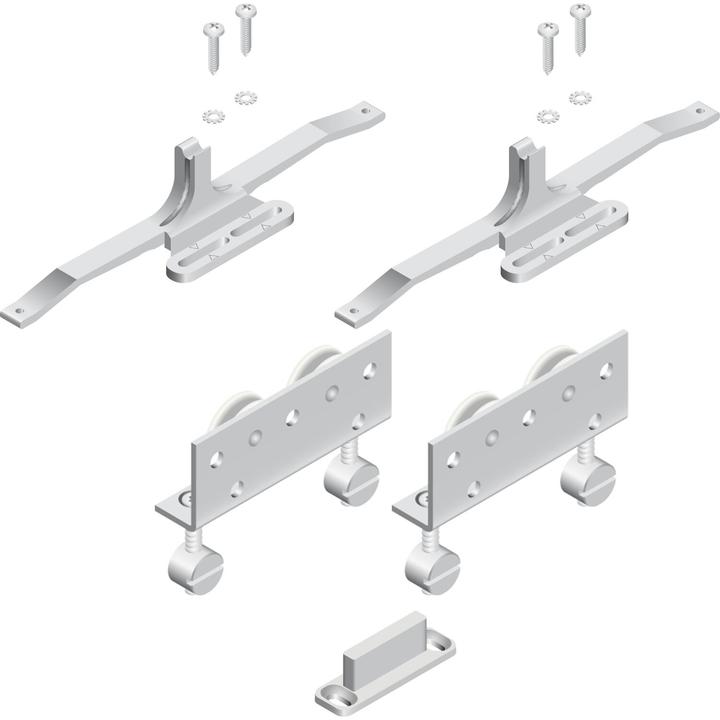 Cinetto PS06 Fitting set non-adjustable, load capacity 40k g, 1 door