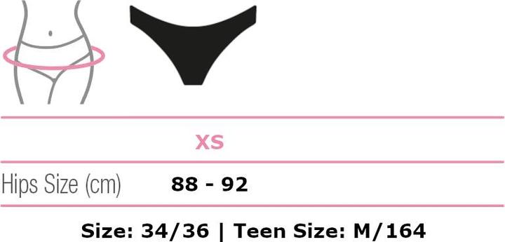 Produktbild Masmi Bio Periodenslip Girls Grösse XS - Schwarz - Reuse (XS)