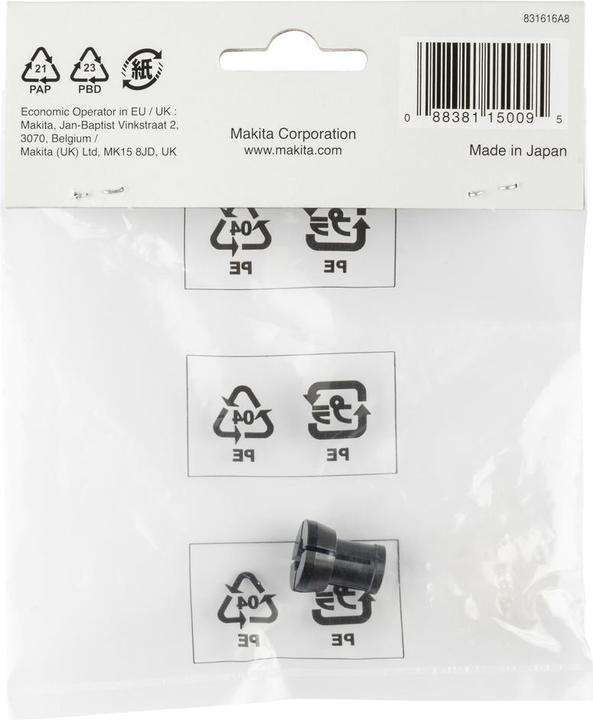 Produktbild Makita Spannzange 6 mm ( A-86197 ) für DRT 50 / M 3601 / RP 0900 / RT 0700 Oberfräse