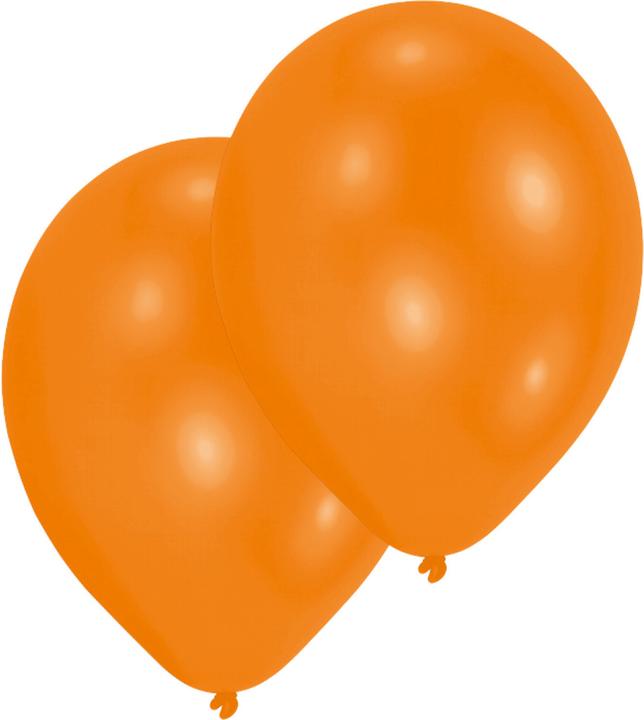 Actual product image Amscan 10 Balloons orange 27.5cm (10 x)