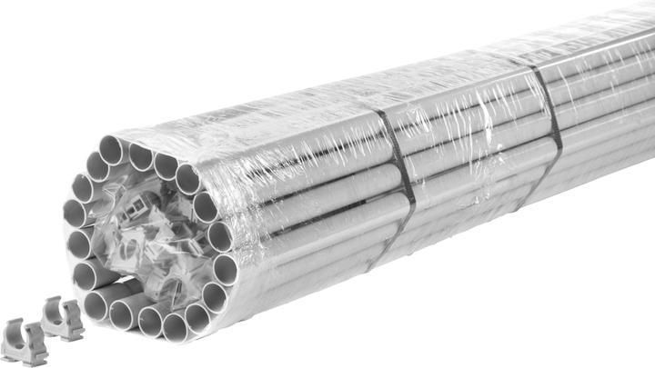 Produktbild Fränkische Rohrwerke FRA FPKu-EM-F 20 2m Set Starres Kunststoff-Panzerrohr (1 Bund = 74m) (200 cm)