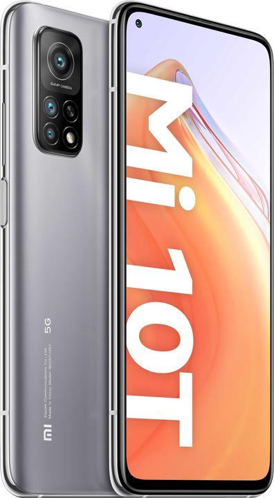 Xiaomi Mi 10T (6GB) (128 GB, Lunar Silver, 6.67", Dual SIM, 64 Mpx, 5G)