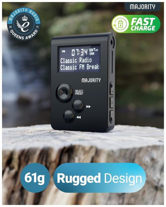 Produktbild Majority Tragbares Digital-Radio (DAB+, FM, Radio Frequency (RF))