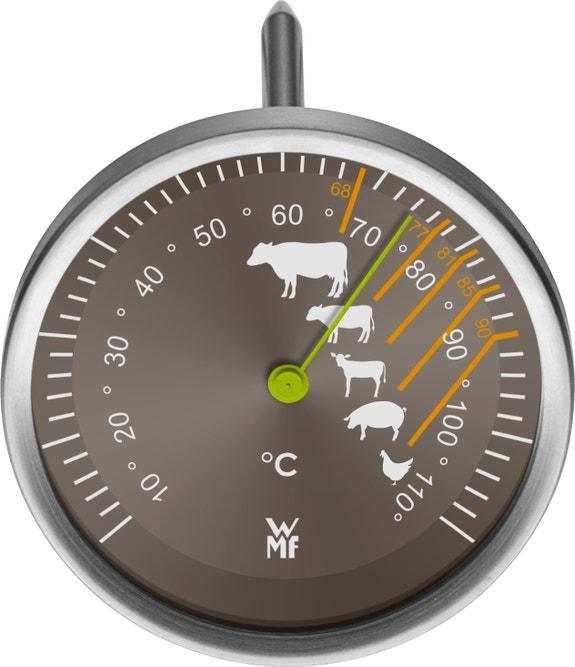 WMF Bratenthermometer Fleischthermometer BBQ Thermometer Fleisch Skala von 10- 110°C
