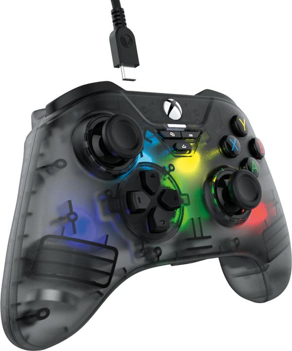 Productafbeelding Snakebyte XB Controller GamePad RGB X smoke grijs incl. reverbeffect en 1 maand Gamepass (Xbox serie X, Xbox One S, PC, Xbox serie S)